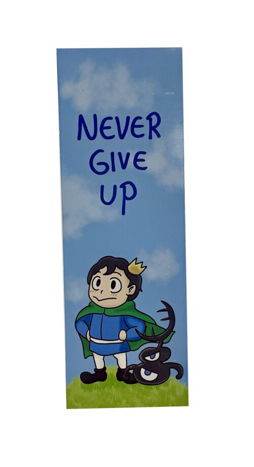 Marca Página "Never Give Up"
