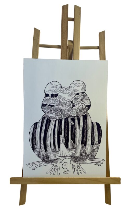 Prints Grande "Fantasy Frog"